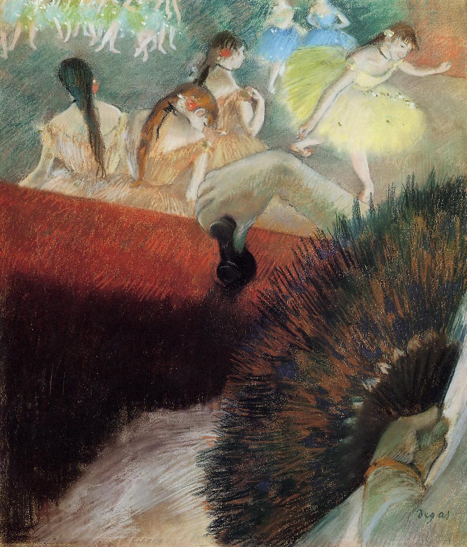 At The Ballet Edgar Degas Wikiart Org Encyclopedia Of Visual Arts