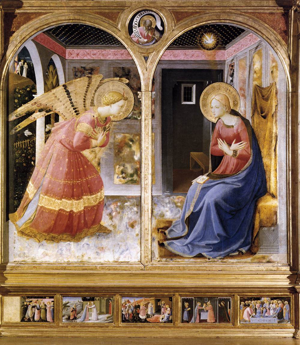 Annunciation Fra Angelico encyclopedia of visual arts