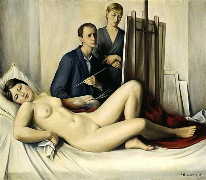 The Painting Session - Barraud François