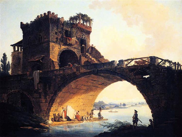 The Old Bridge - Robert Hubert