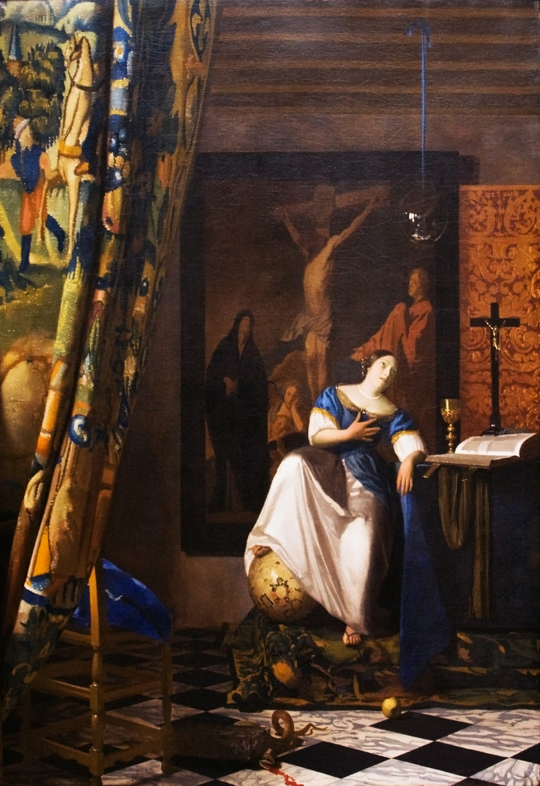 Allegory On Faith Johannes Vermeer WikiArt Encyclopedia Of 