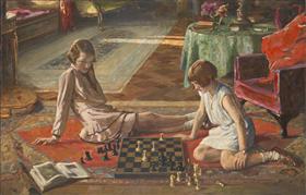The Chess Players - John Lavery