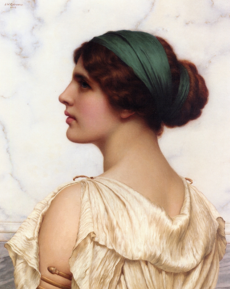 Atalanta - John William Godward - WikiArt.org ...