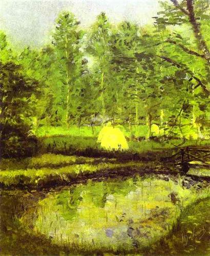 Landscape at Blainville - Marcel Duchamp