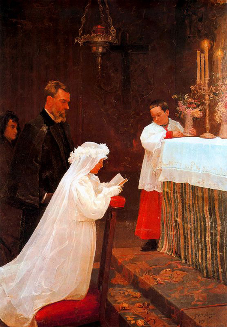 Picasso's painting, First Communion