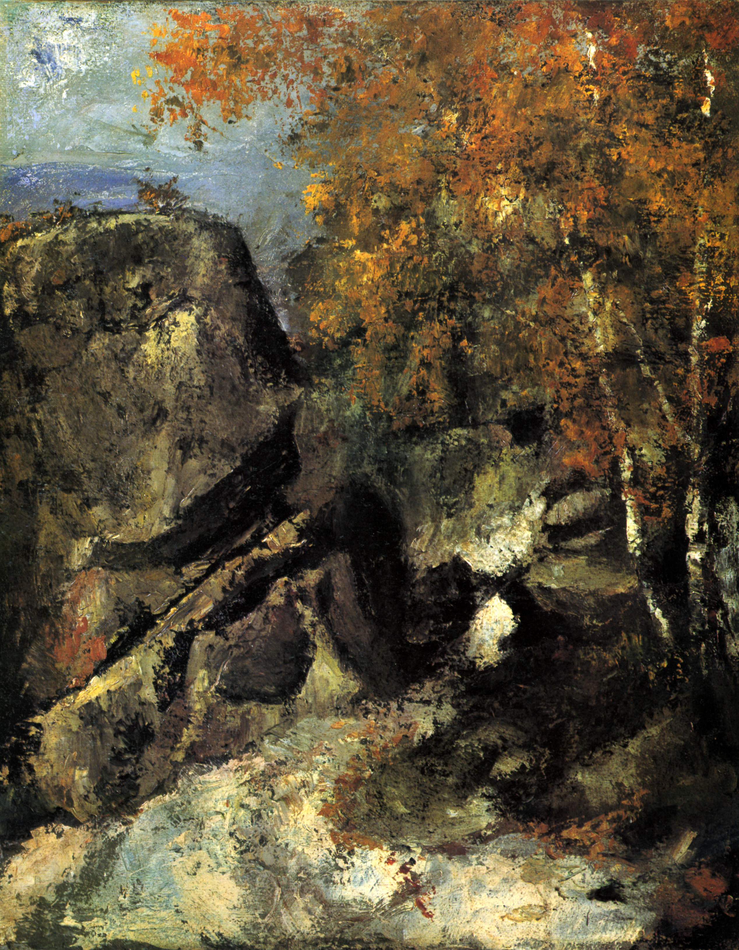 Blue Landscape - Paul Cezanne - WikiArt.org - encyclopedia 