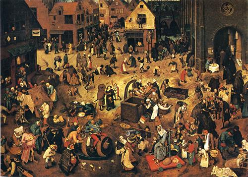 A luta entre o Carnaval e a Quaresma - Pieter Bruegel o Velho