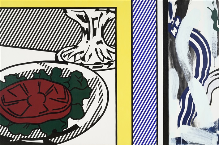 Tomato and Abstraction, 1982 - Roy Lichtenstein
