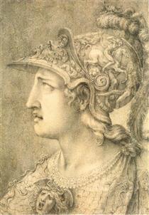 Head of Minerva - Giulio Clovio