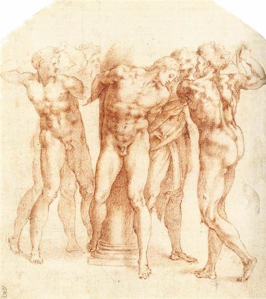 The Flagellation of Christ, 1540 - Giulio Clovio