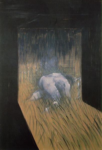 Man Kneeling in Grass, 1952 - Francis Bacon
