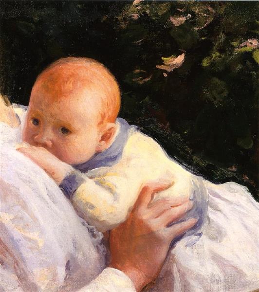 Theodore Lambert DeCamp as An Infant, 1900 - Джозеф Родефер Де Камп