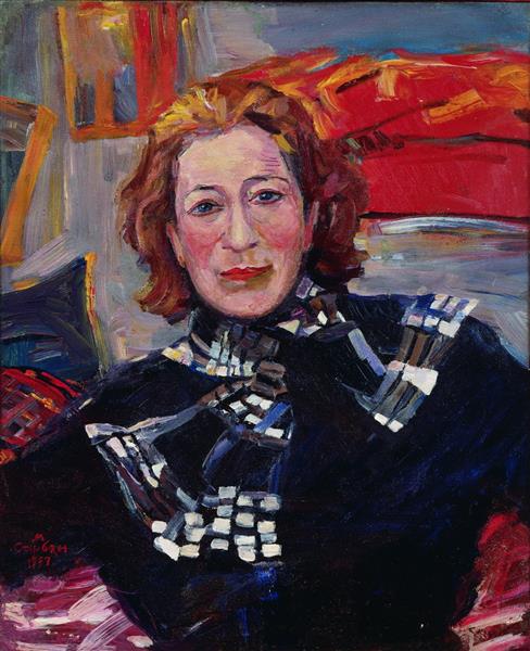 Portrait of Cecilia Mansurova, 1957 - Martiros Sarian