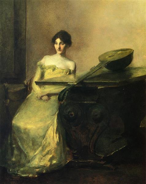 The Lute, 1904 - Thomas Wilmer Dewing