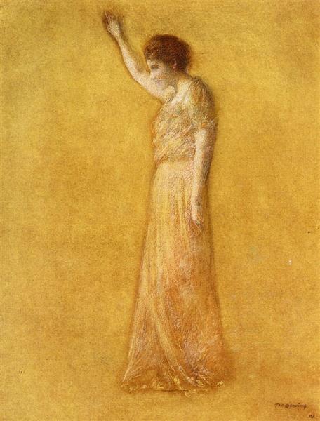 Woman in Pink - Thomas Dewing