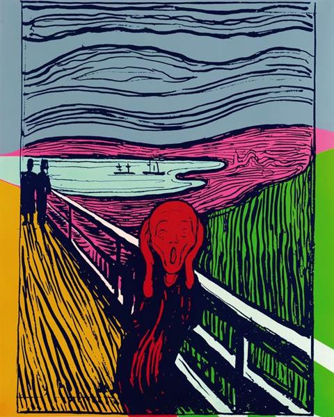 The Scream (after Munch), 1984 - Енді Воргол