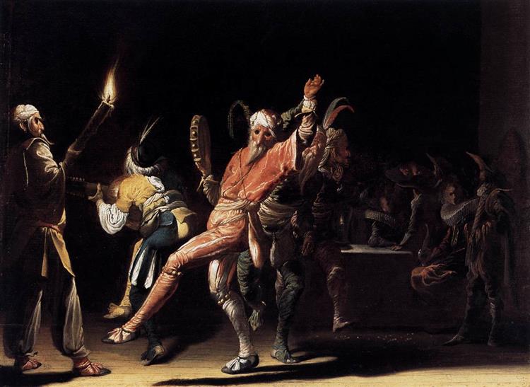 Carnival Clowns, 1620 - Willem Cornelisz. Duyster