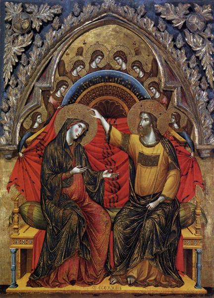 Coronation of the Virgin, 1324 - Паоло Венециано