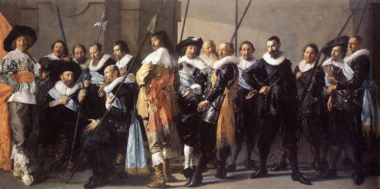 La Compagnie du capitaine Reinier Reael et du lieutenant Cornelis Michielsz Blaeuw, dit La Maigre Compagnie, 1637 - Pieter Codde