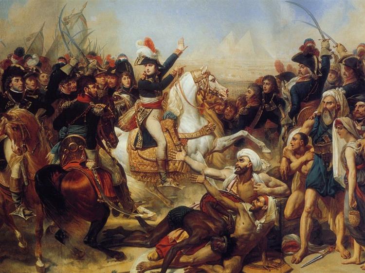 Batalha das Pirâmides, 1810 - Antoine-Jean Gros