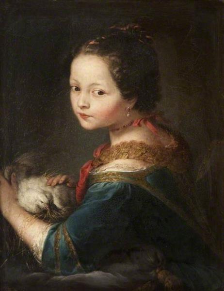 Girl with a Dove - Raphaël Mengs