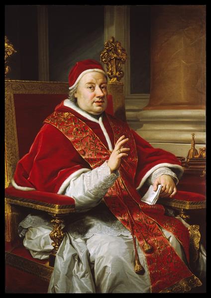 Portrait of Pope Clement XIII, 1759 - 安东·拉斐尔·门斯