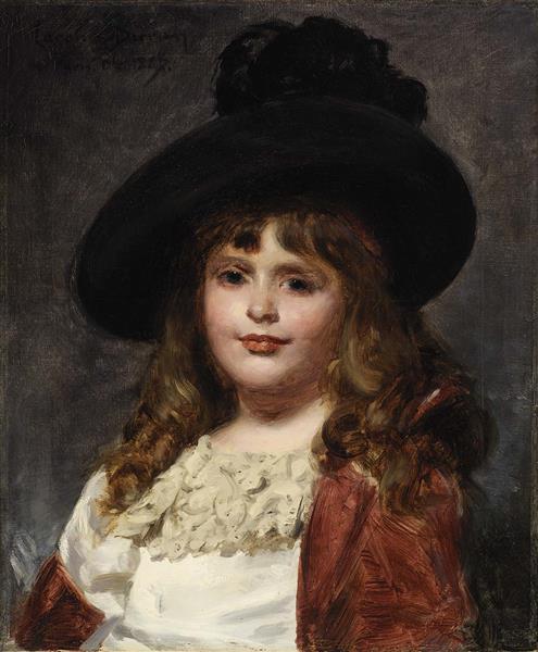 Laura at Seven, 1887 - Émile Auguste Carolus-Duran