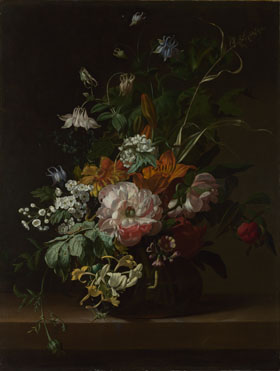 Flowers in a Vase, 1698 - Rachel Ruysch