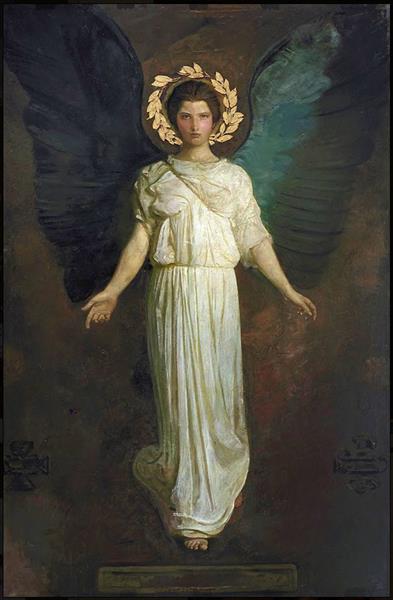 A Winged Figure, 1904 - Эббот Хэндерсон Тайер