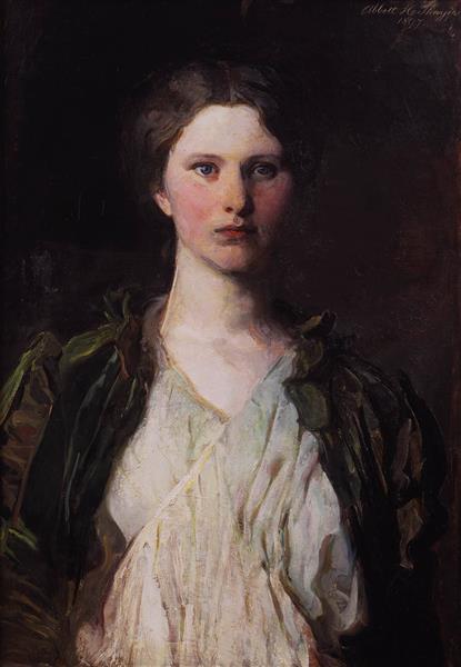 Portrait of Bessie Price, 1897 - Эббот Хэндерсон Тайер