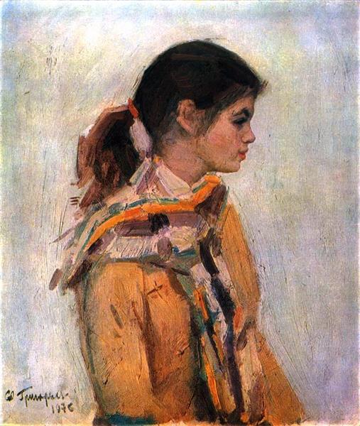 Artist's Granddaughter, 1976 - Григорьев, Сергей Алексеевич