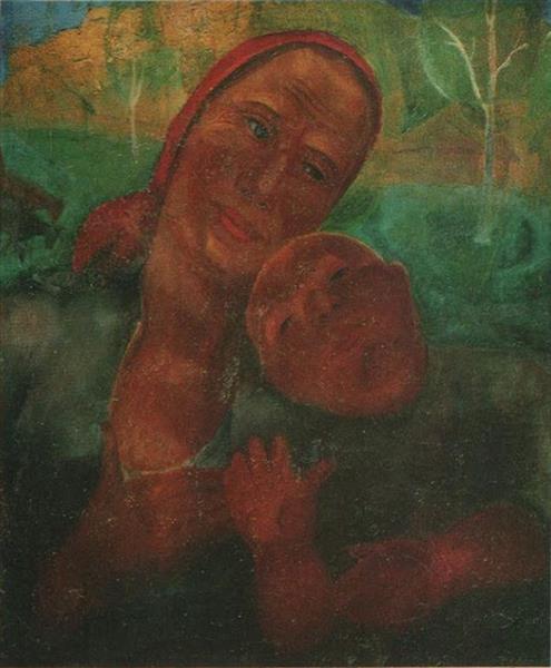 Mother and Child, 1927 - Виктор Никандрович Пальмов