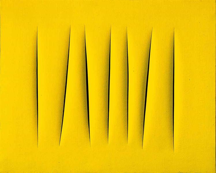 Concept Spatial, 1965 - Lucio Fontana