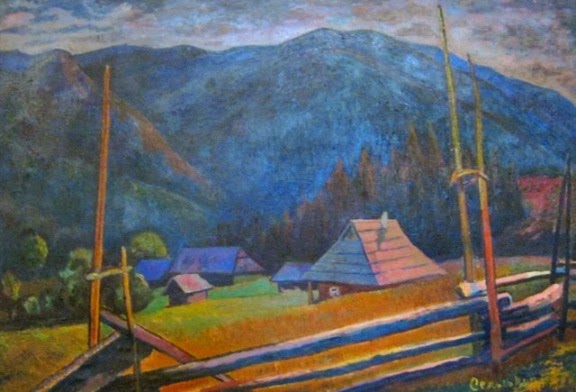Village Landscape, 1961 - Margit Selska