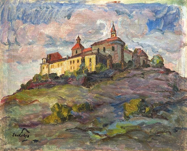 Castle. Slovakia.Red Hill, 1930 - Адальберт Михайлович Эрдели