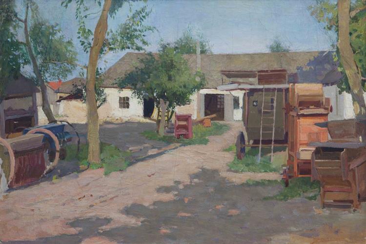 Old Yard, 1950 - Алла Александровна Горская