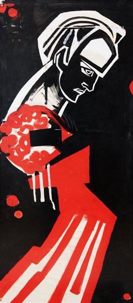 Портрет поета Василя Симоненка, 1964 - Алла Горська