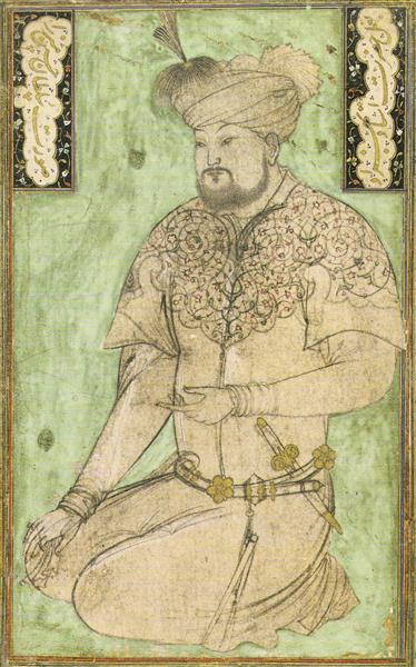 Portrait of Sultan Husayn Mirza Bayqara at the Age of About 50 Years., 1490 - Kamal ud-Din Behzad
