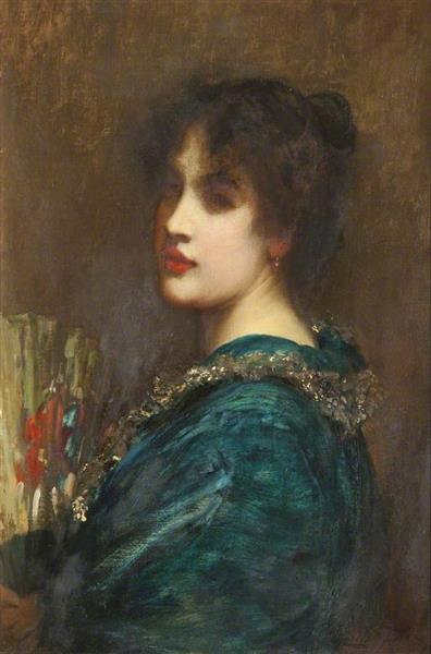 Woman, Portrait, 1900 - Люк Филдес