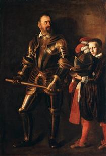 Portrait of Alof de Wignacourt and his Page - 卡拉瓦喬