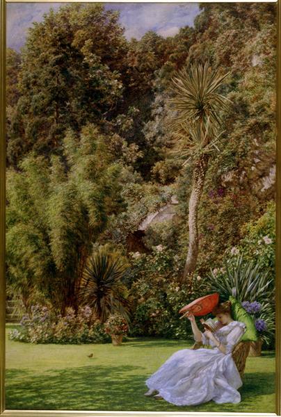 in a Garden, 1891 - Edward Poynter