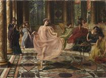 the Ionian Dance Motus Doceri Gaudet Ionicos, Matura Virgo, Et Fingitur Artibus - Edward Poynter