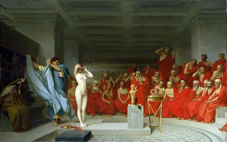 Phryne before the Areopagus, 1861 - Jean-Leon Gerome