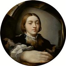 Self-portrait in a Convex Mirror - 弗蘭西斯科．帕米賈尼諾
