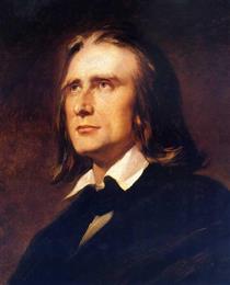 Portrait of Ferenc Liszt - Wilhelm von Kaulbach