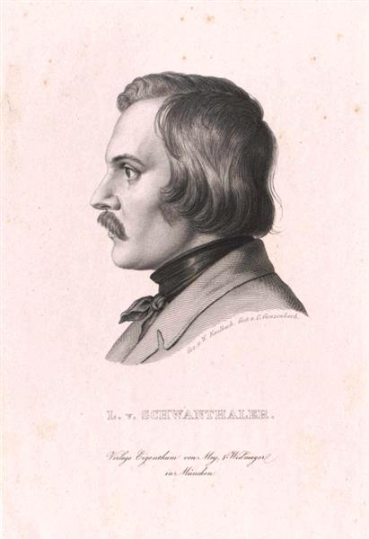 Bildnis Ludwig Michael Schwanthaler, 1886 - Вильгельм фон Каульбах