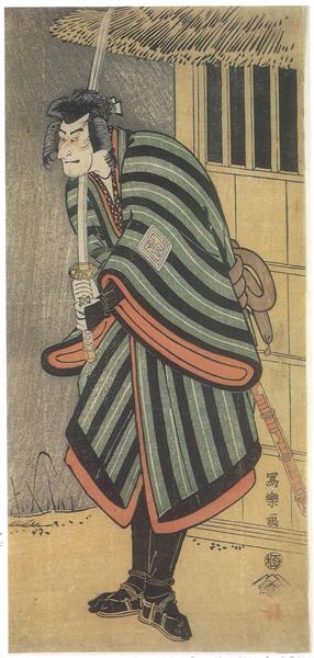 Ichikawa Komazō III as the monk Saihō no Mida Jirō, actually Sagami Jirō Tokiyuki, 1795 - 東洲齋寫樂