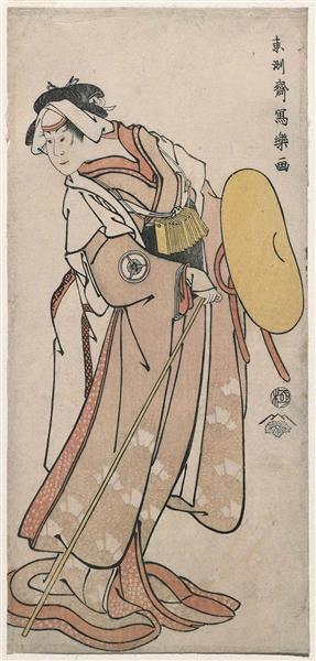 Iwai Hanshirō IV as the pilgrim Otoma, daughter of Ohina from Inamuragasaki in Kamakura, 1795 - 東洲齋寫樂