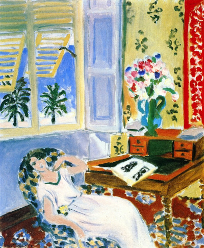 Interior in Nice, a Siesta, 1922 - Henri Matisse