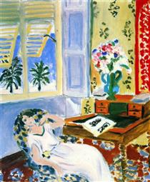 Interior in Nice, a Siesta - Henri Matisse